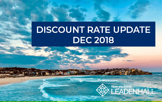 Discount rate update Dec 2018